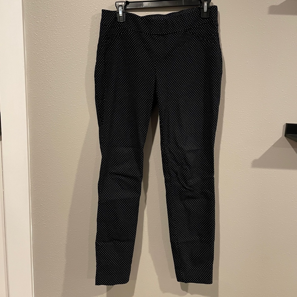 Kenar Black and White Polka Dot Pants Size 6